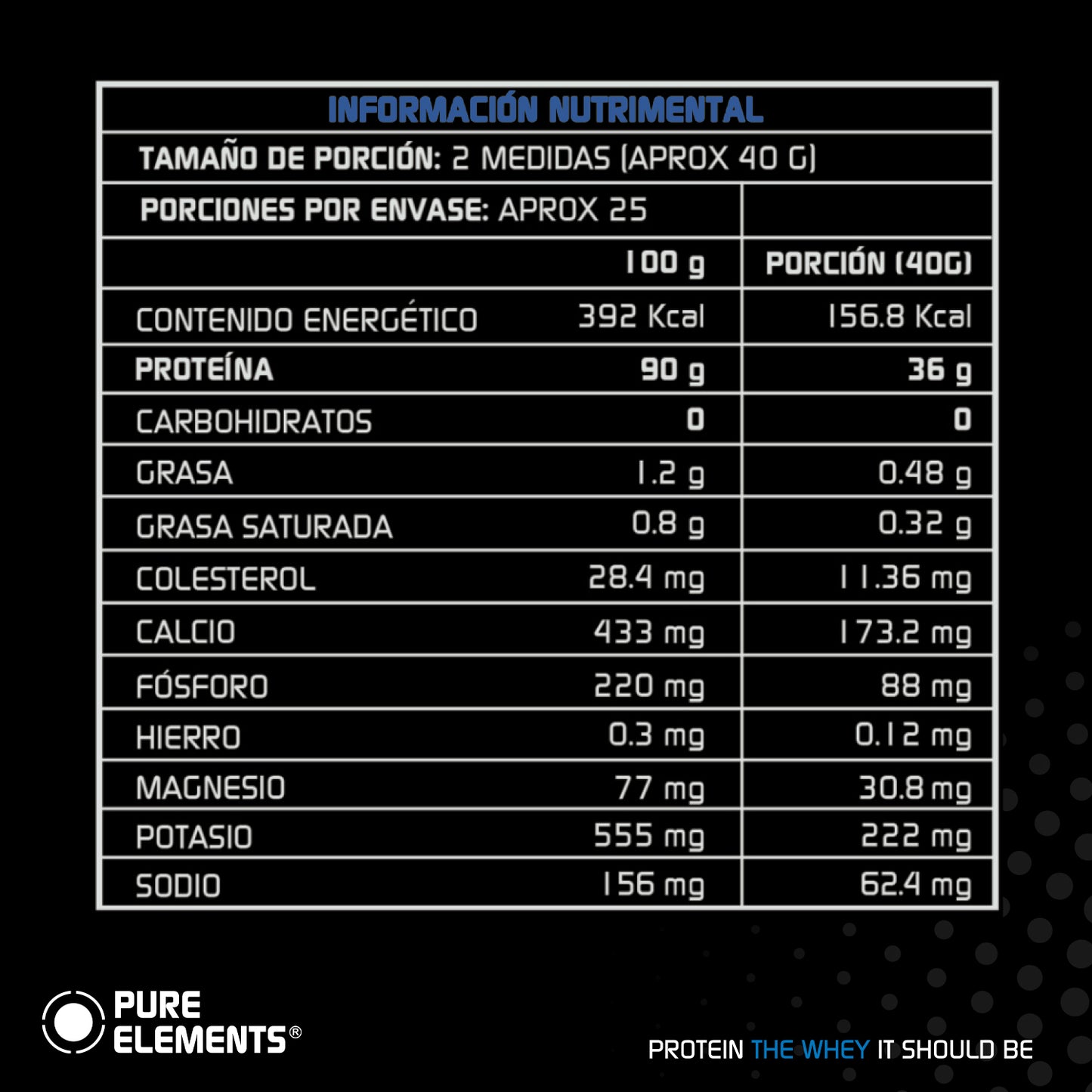 1 pza Proteina natural SIN SABOR WPI 90 Zero 1kg